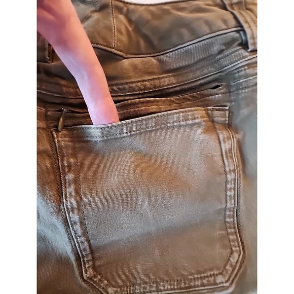 Duluth Trading Cargo‎ Pant Curvesetter Canvas Utility Casual Brown Womens 8x31 - Picture 5 of 16